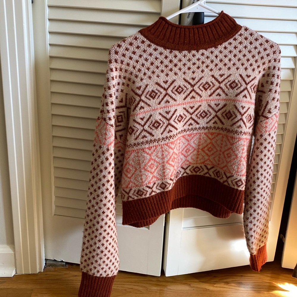 American eagle faux wool sweater